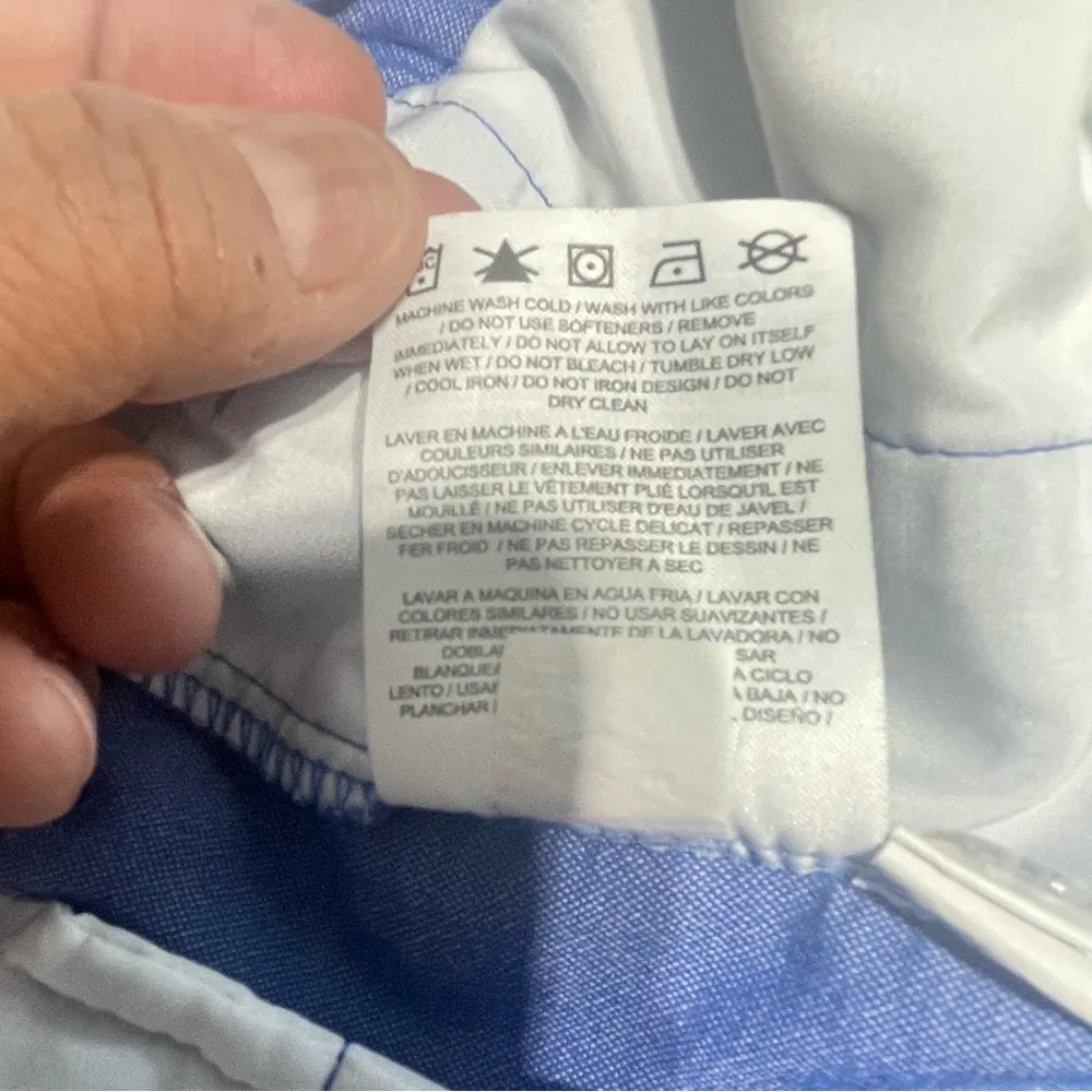 Nike Golf Women's Oxford Pleated Shorts 725763 Pockets Buckle Ring Size 10 - Image 9