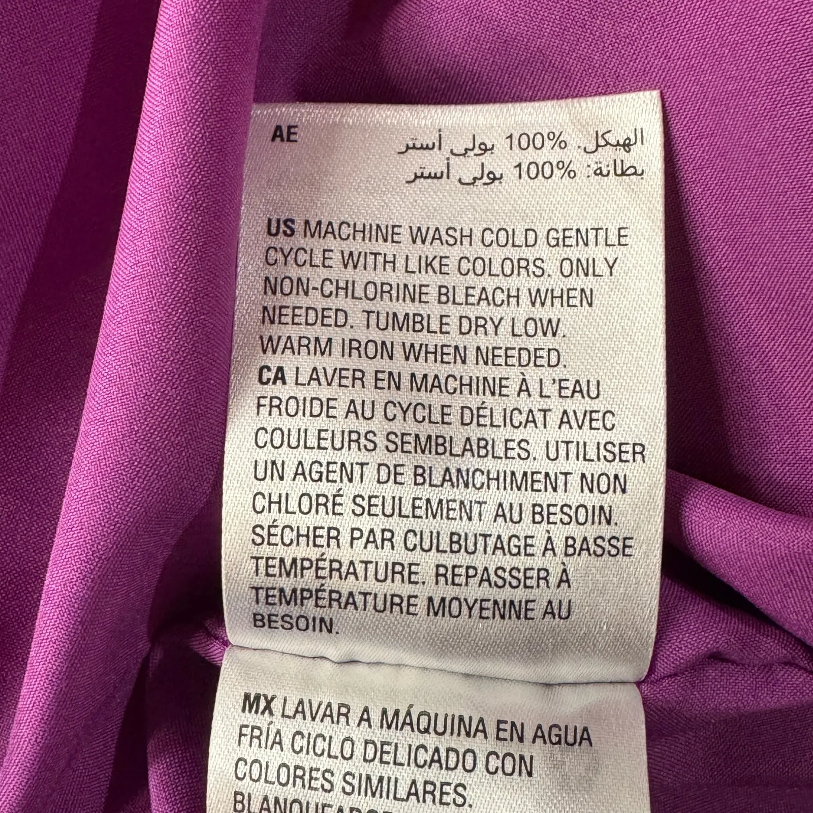 Bar III SZ 14 Maxi Dress V-Neck Spaghetti Straps Lined Slits Rear Zip Amethyst - Image 12