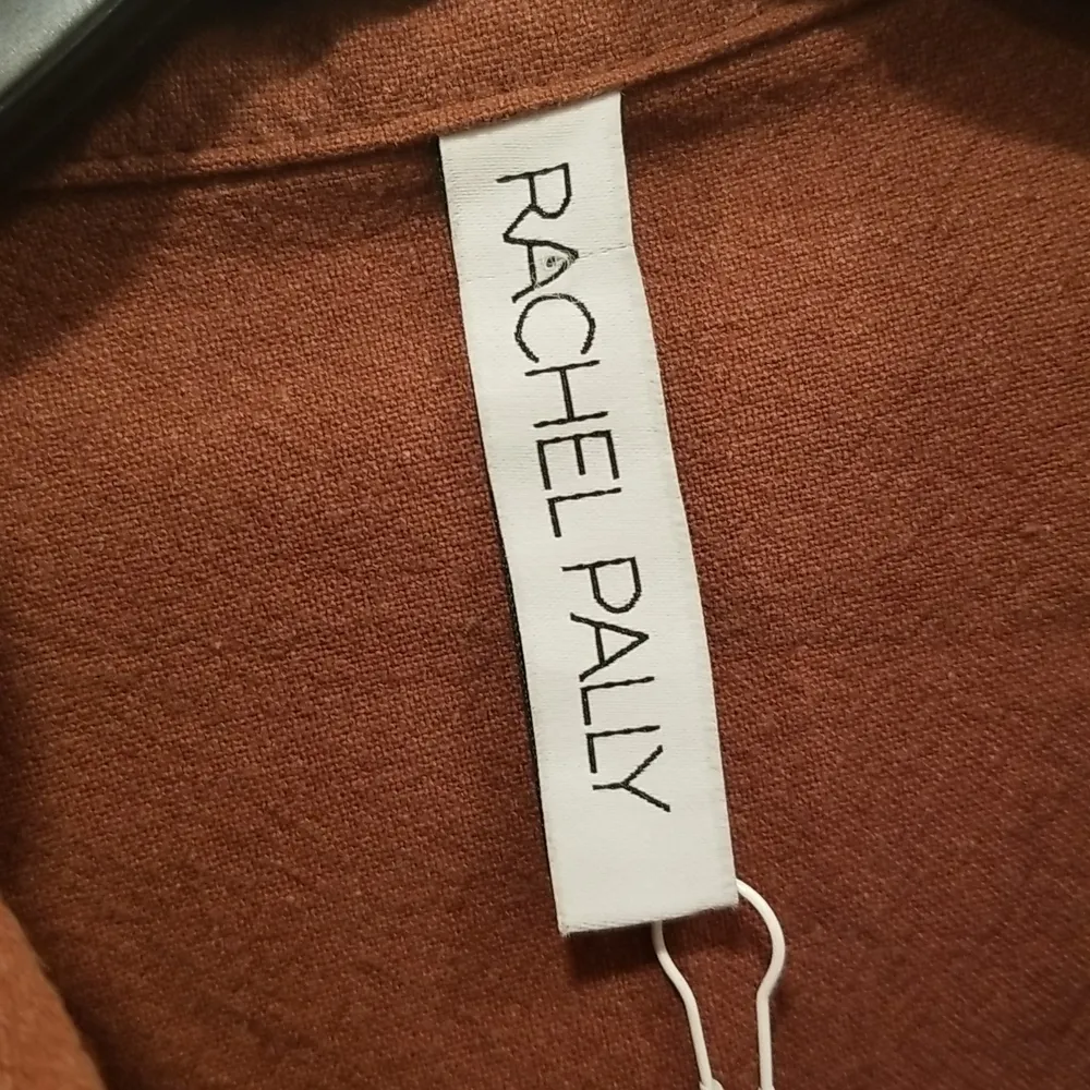 💕RACHEL PALLY💕 Winter Linen Canvas Shelby Jumpsuit ~ Masala Brown Small S NWT - Image 12