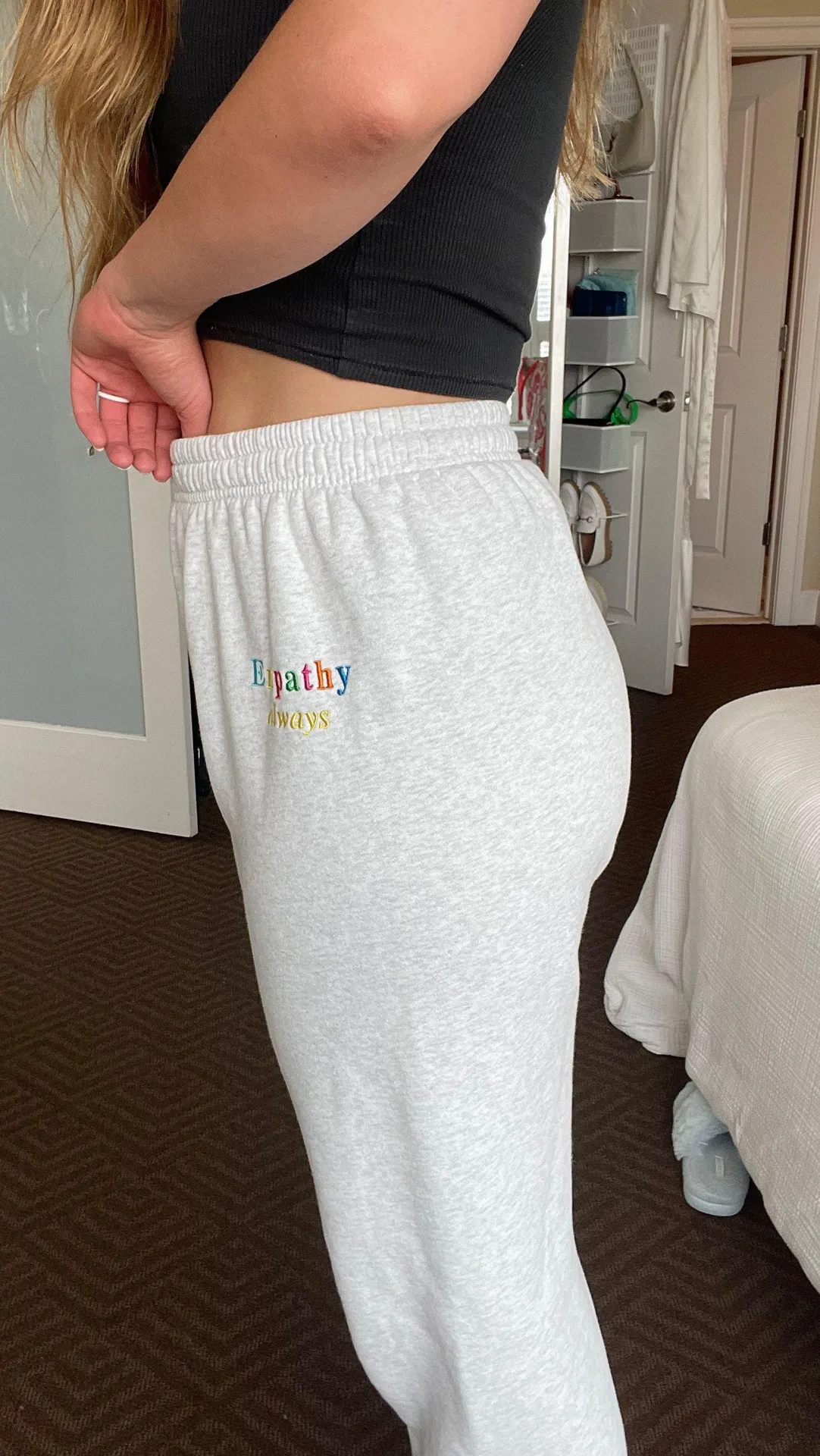 Mayfair Group The  Empathy Always Grey Sweatpants - Image 3