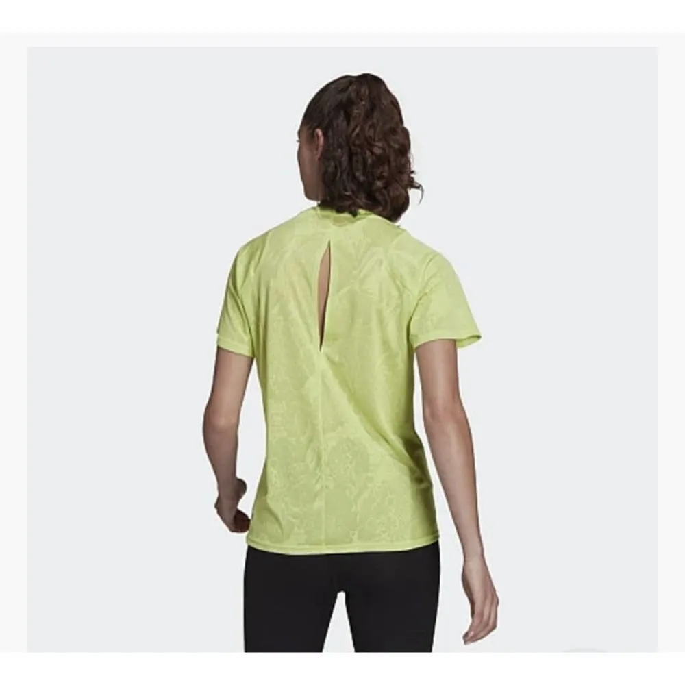 adidas Made to be Remade Running Tshirt Green Size Medium - Image 2