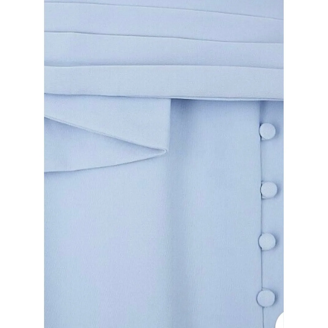 NWT Lavish Alice Origami One-Shoulder MidiDress in cornflower blue‎ Sz 6 $170 - Image 6