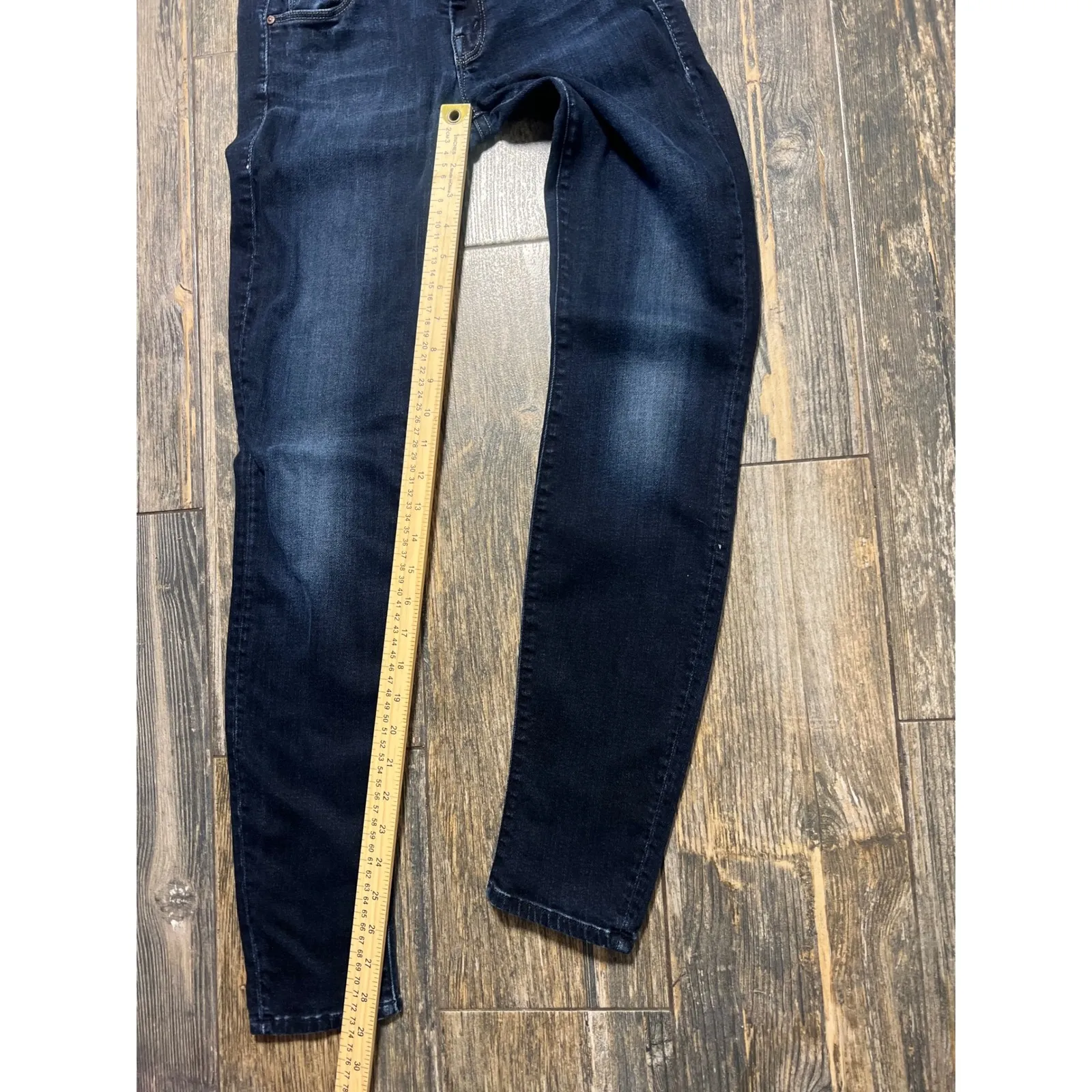 MOTHER The Looker Jeans Womens SZ 26 Dark Wash Skinny Fit Denim Coffee Tea Or Me Blue - Image 8