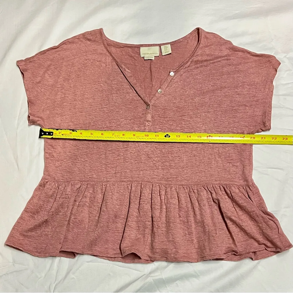 Cynthia Rowley Linen Top - Image 4