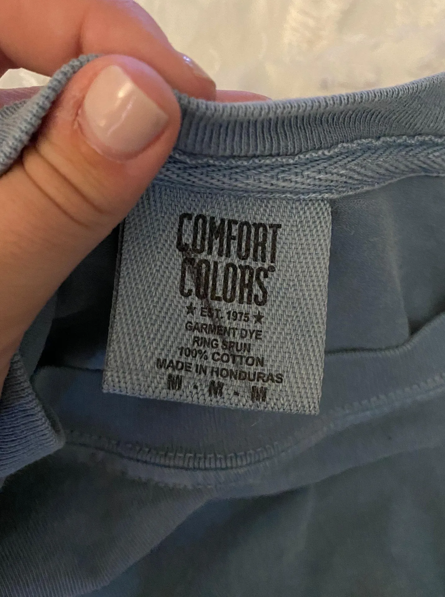 Comfort Colors cropped blue - Image 3