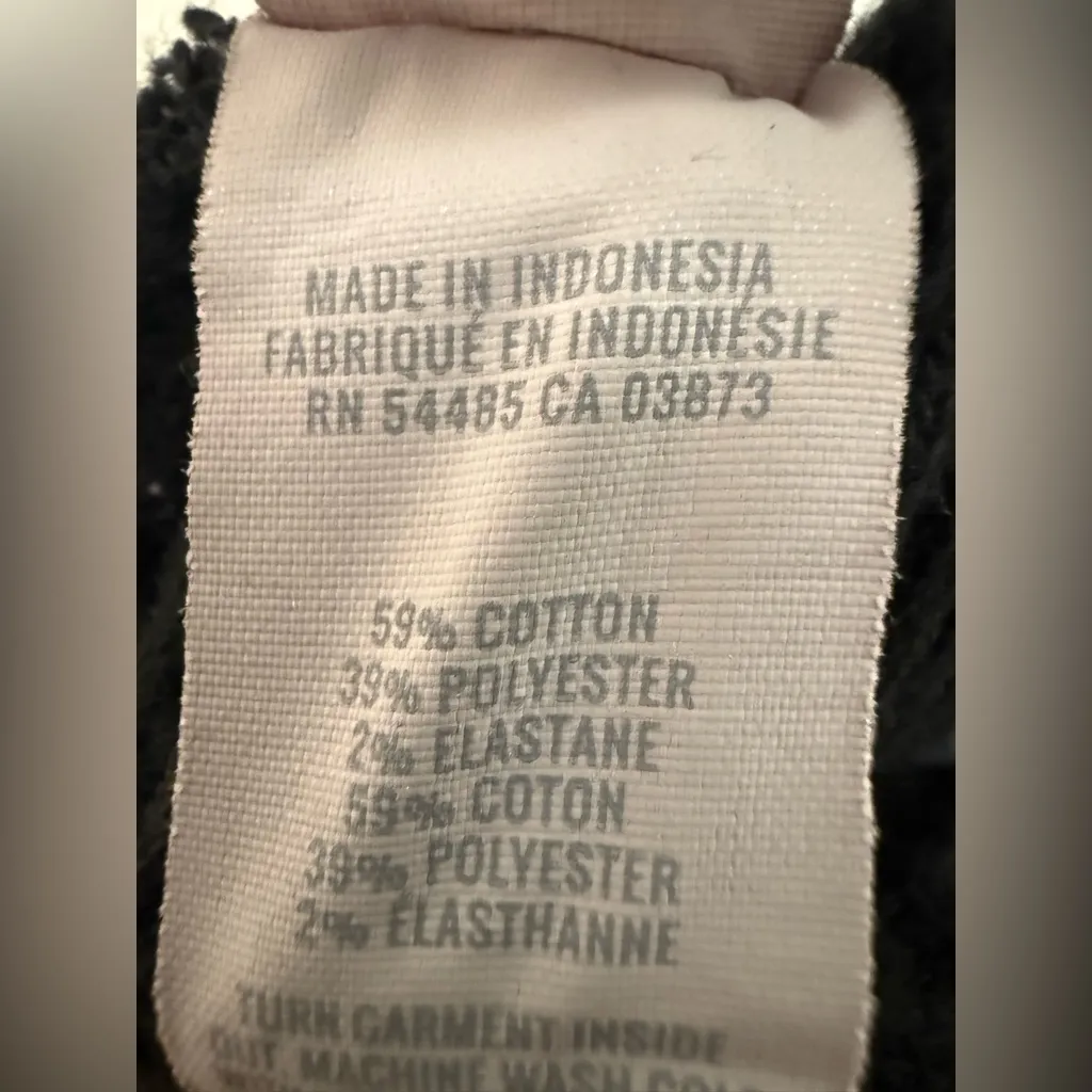 Aerie Black Waffle Flared Pants Size L - Image 10