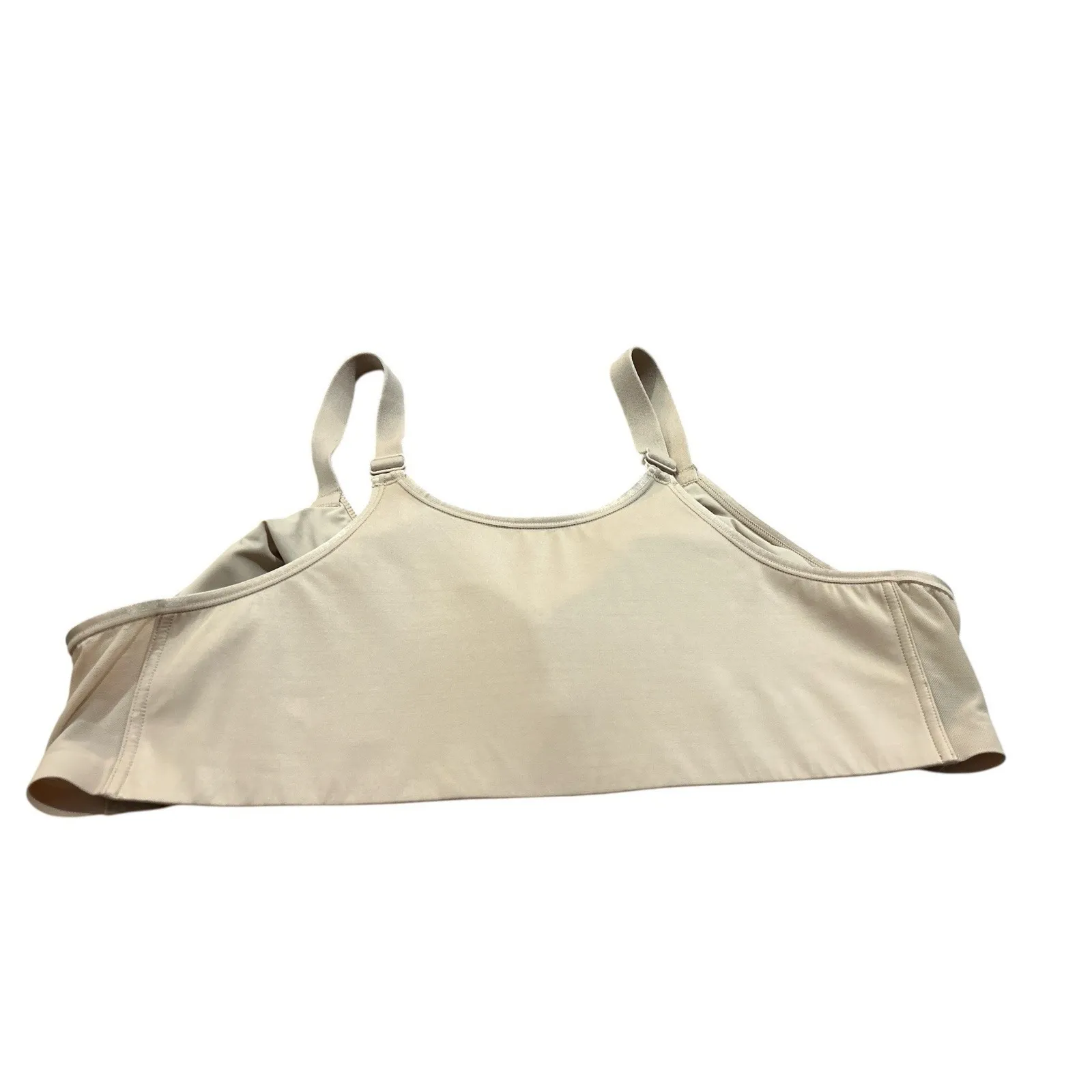 Catherines Bra‎ Intimate Sports Bra  40C Light Beige  Frontclose - Image 2