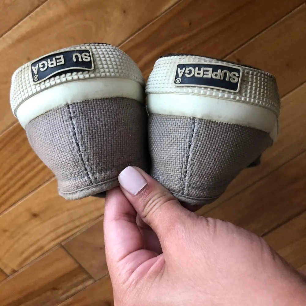 Classic Grey Superga Sneakers - Image 6