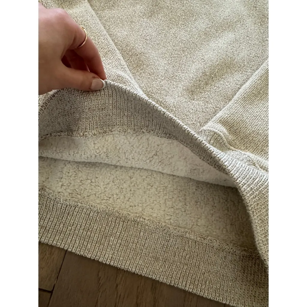 Women's Salty Wave Collection Beige St. Pete Beach Crew Neck Sweater M Brown Size M - Image 5