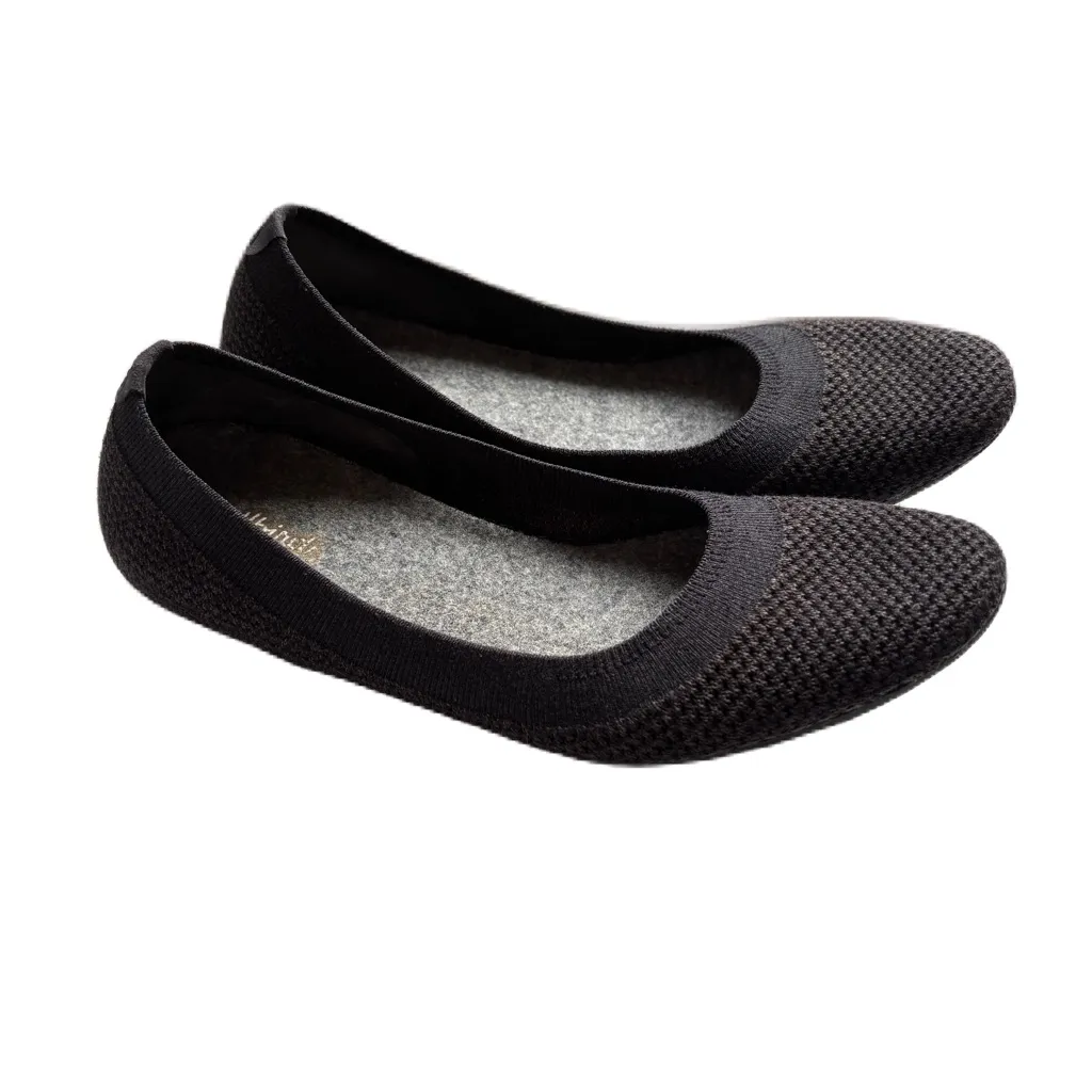 Allbirds Tree Breezers Navy Night Washable Knit Ballet Flats Size 8.5 Slip Ons - Image 9