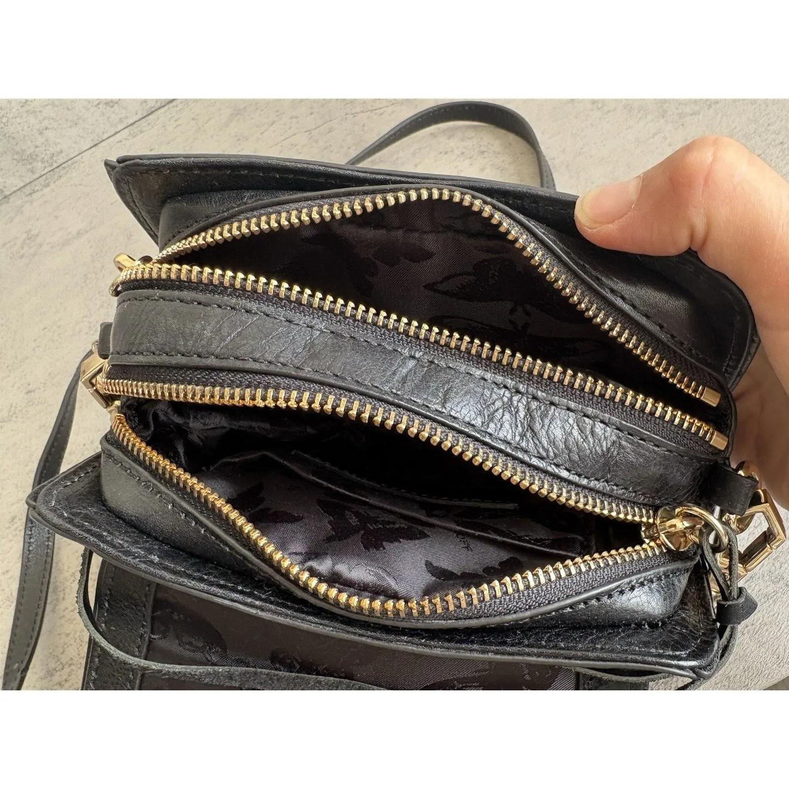 $299 REBECCA MINKOFF Mini Suki CROSSBODY BAG Leather y2k 90s Tassel - Image 8