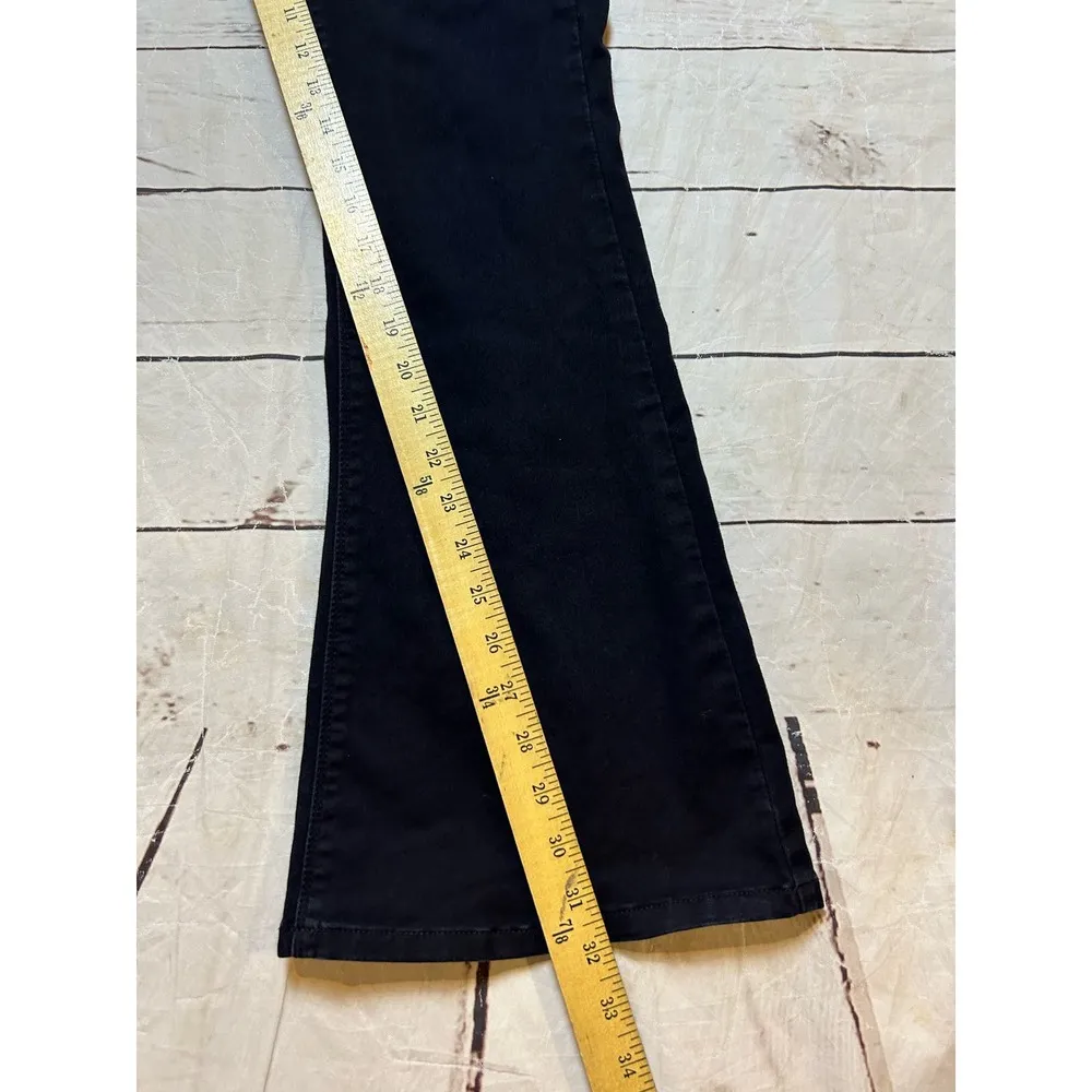 Max Jeans Women’s Flare Jeans Black Size 31 inch Waist Closet Staple - Image 6