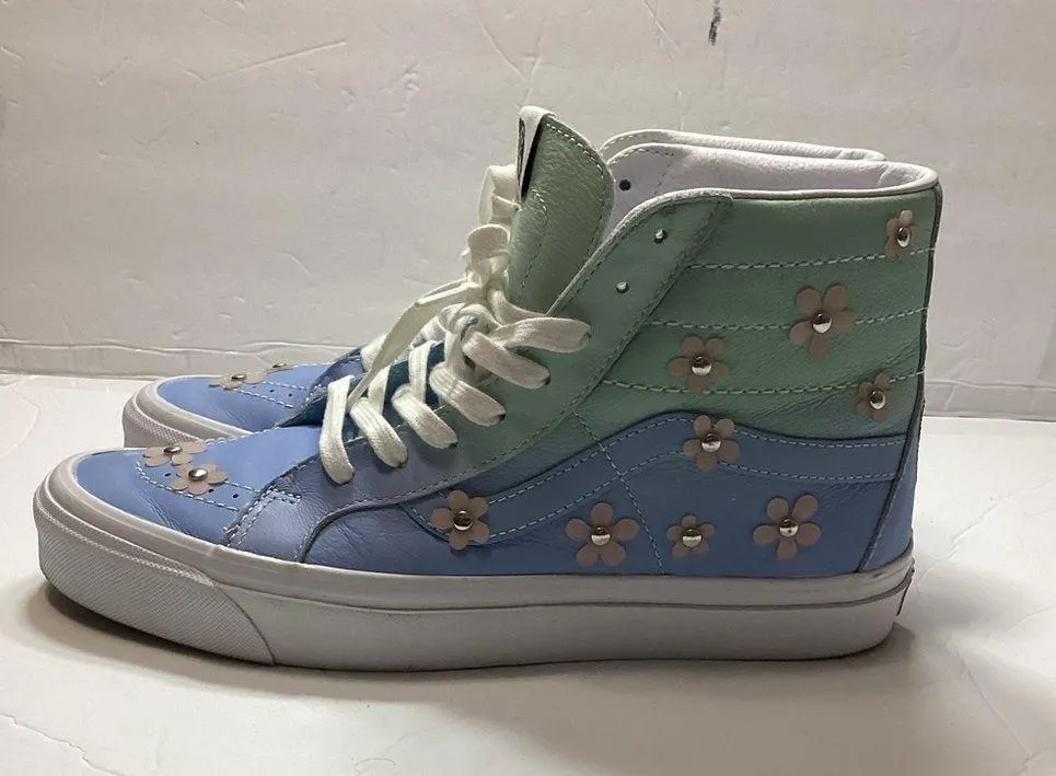 Vans Women's/ unisex  Blue High-Top Sneakers collab with sandy Liang - Image 7