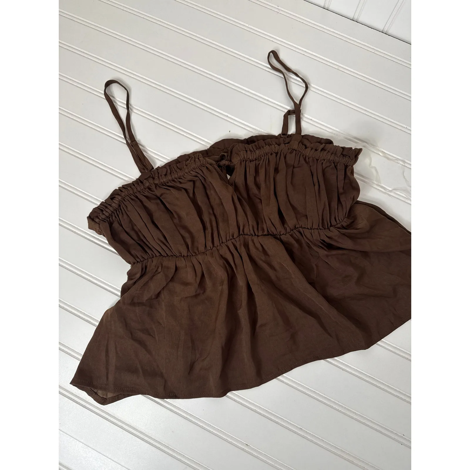 NWT Aerie & American Eagle Lots Of 3 - One Shoulder & Cami Cropped Top Bundle M - Image 5