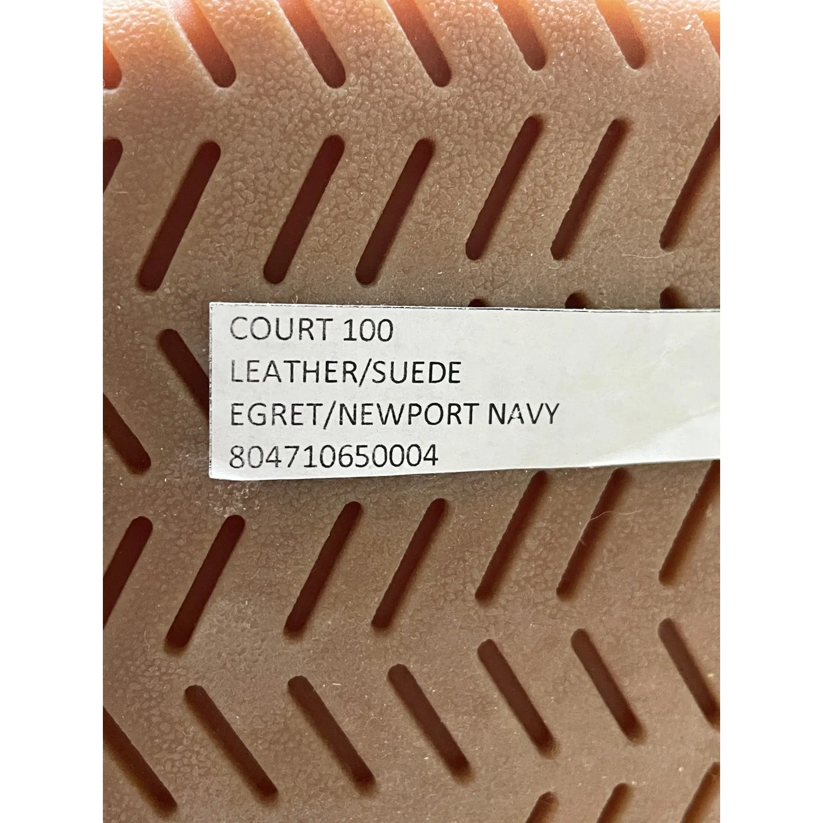 Polo Ralph Lauren Womens Court 100 Beige Gray Navy Sneakers Size 6 - Image 8