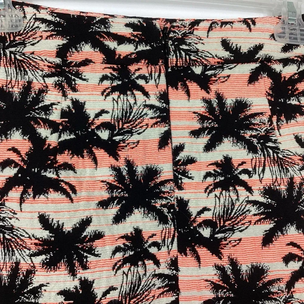 Topshop Tropical Palm Tree Skirt Size 2 - Image 6