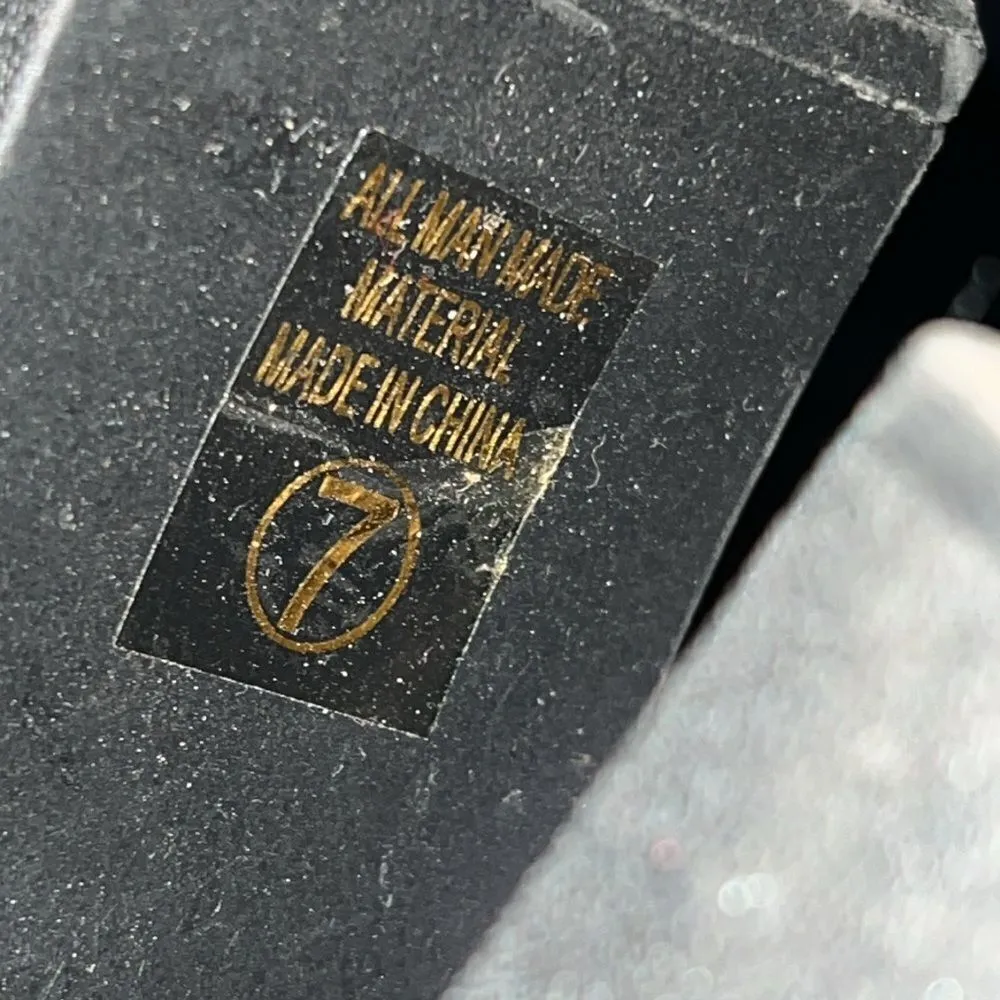 Soda Flower Platform Heel Sandals Size 7 - Image 6