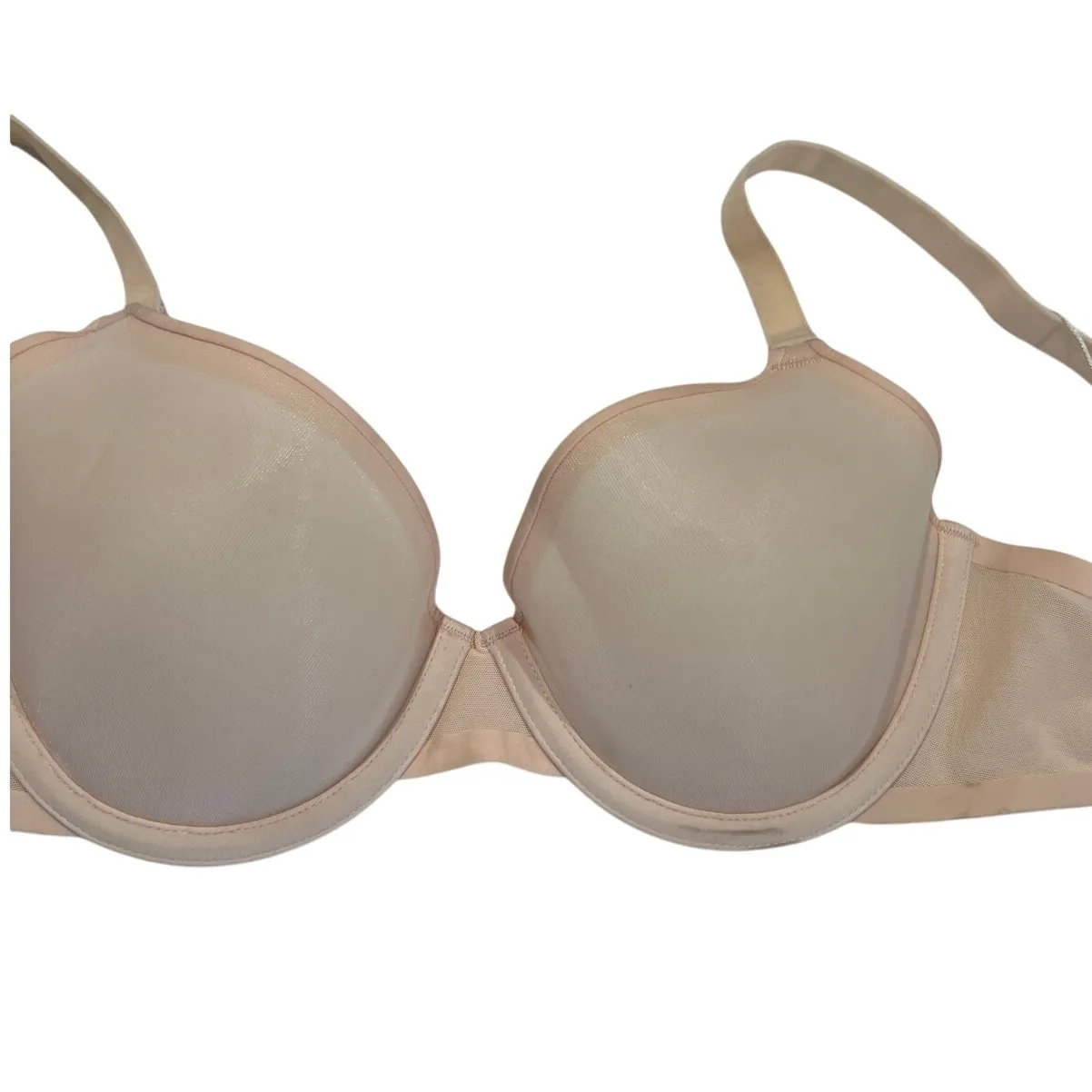 Cuup The Demi Unlined Contour Wire Bra Women's Size 36A Micro, Blush MSRP $78 Pink - Image 2