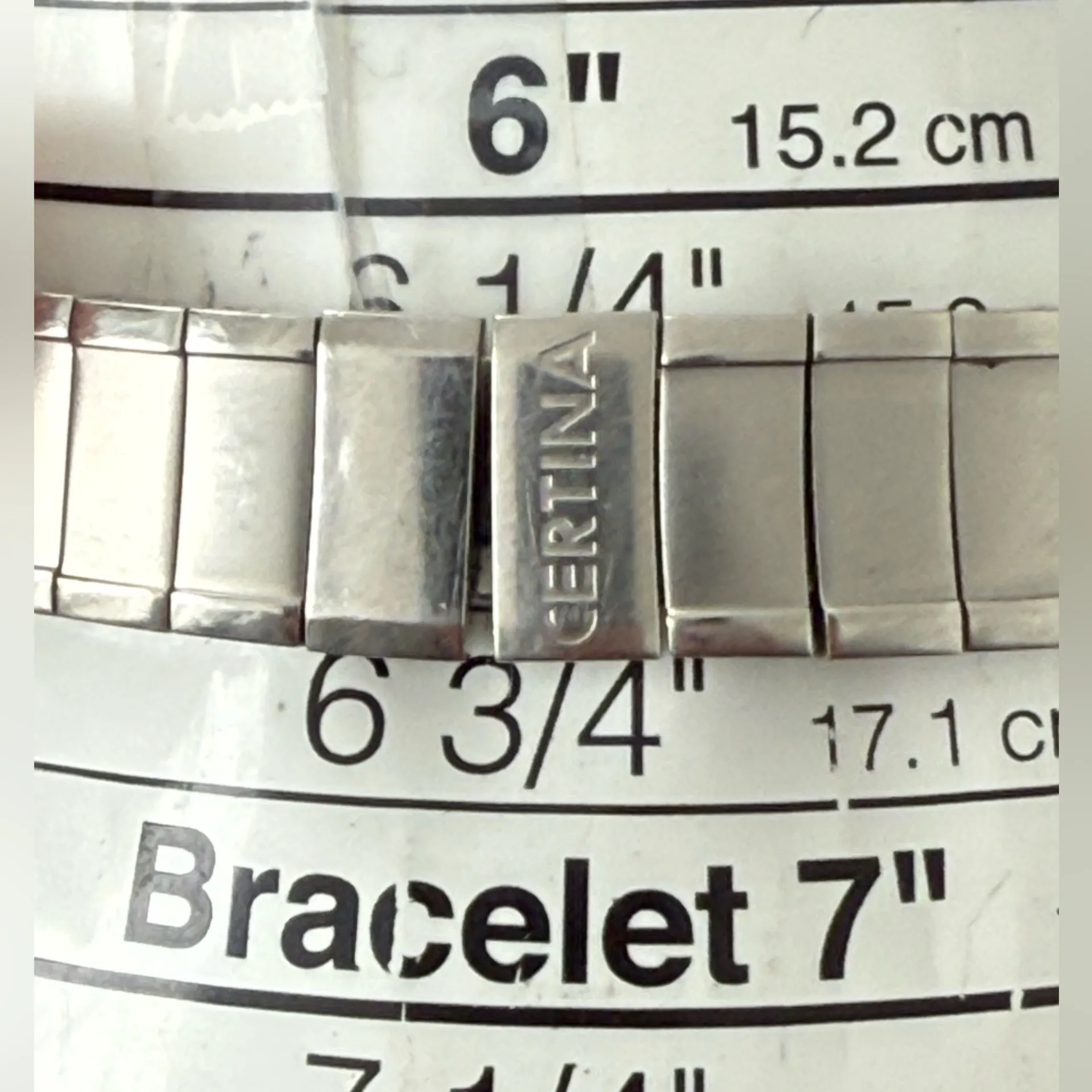 Certina Rare Luxury Designer Ladies Watch Black Dial Stainless Bracelet Hands Silver - Image 14