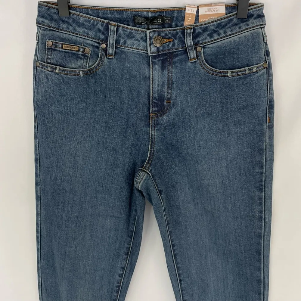 New  Sienna Skinny Jeans Stretch Denim True Blue Size 6 - Image 6