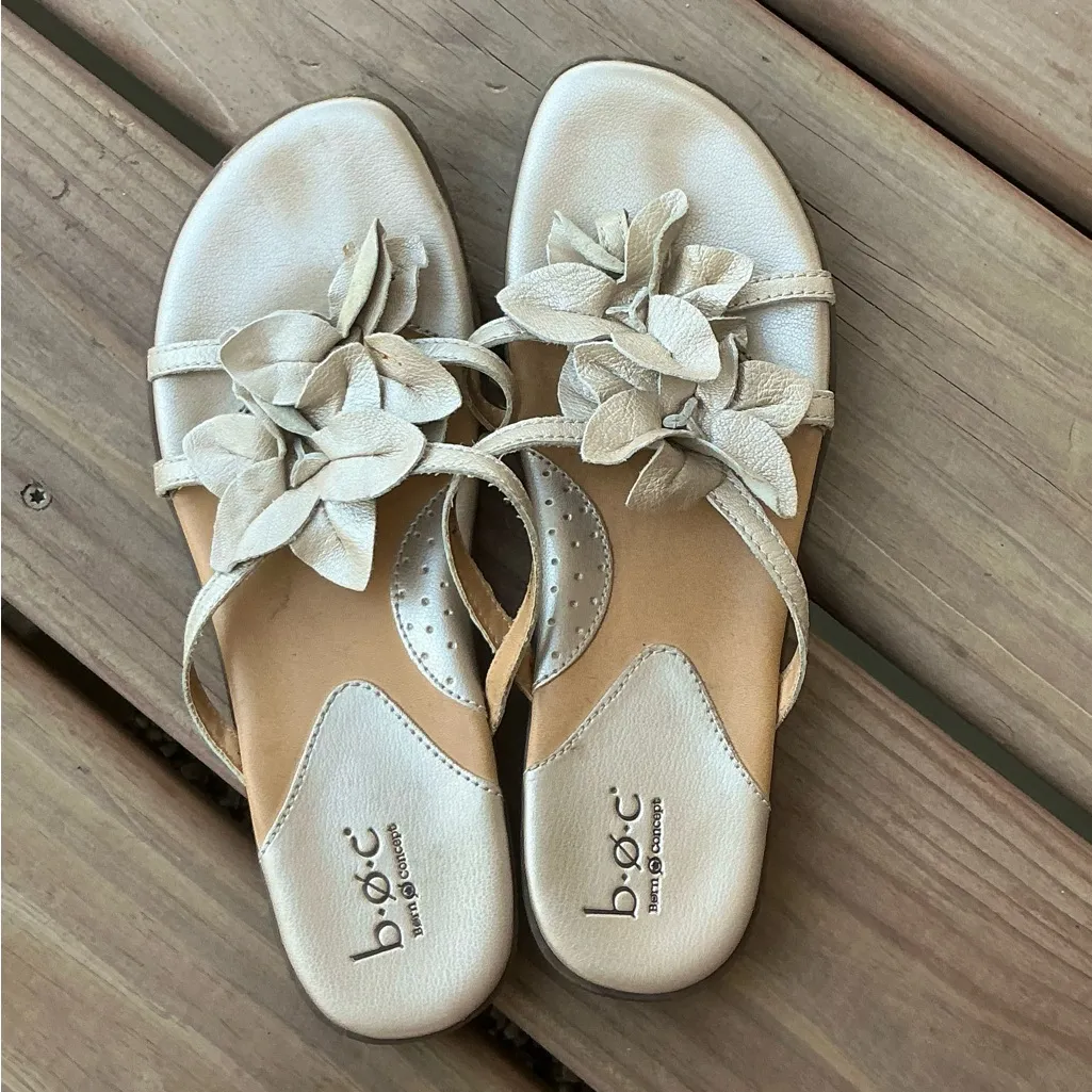 Nice leather sandals 🌸🌸 Size 8 - Image 2