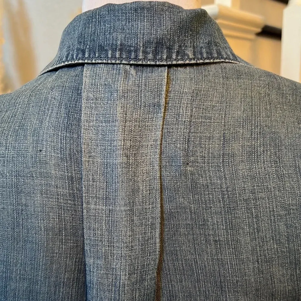 lightweight button down denim top Size XS - Image 7