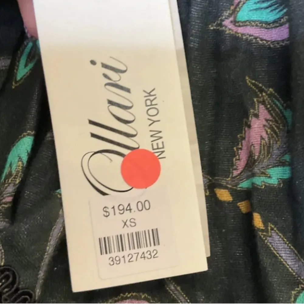 Isla Dress OLLARI NWT 206$ sold out Xs free people tassel summer boho floral Blue - Image 9