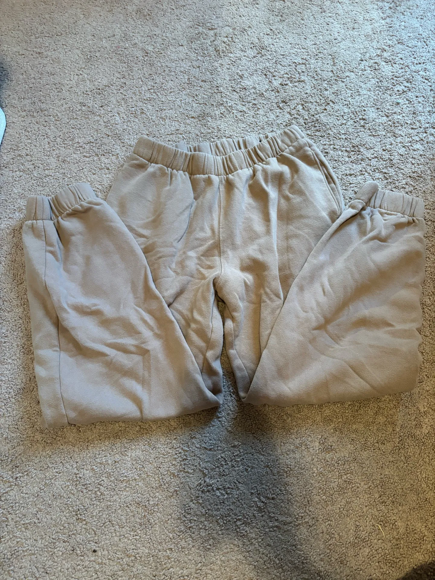 Brown Hollister cuffed sweatpants size small - Image 2