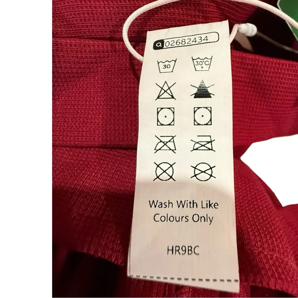 Halara Waffle Knit Casual Plus Size Wide Leg Overalls w/ Pockets Anemone XL NWT - Image 7