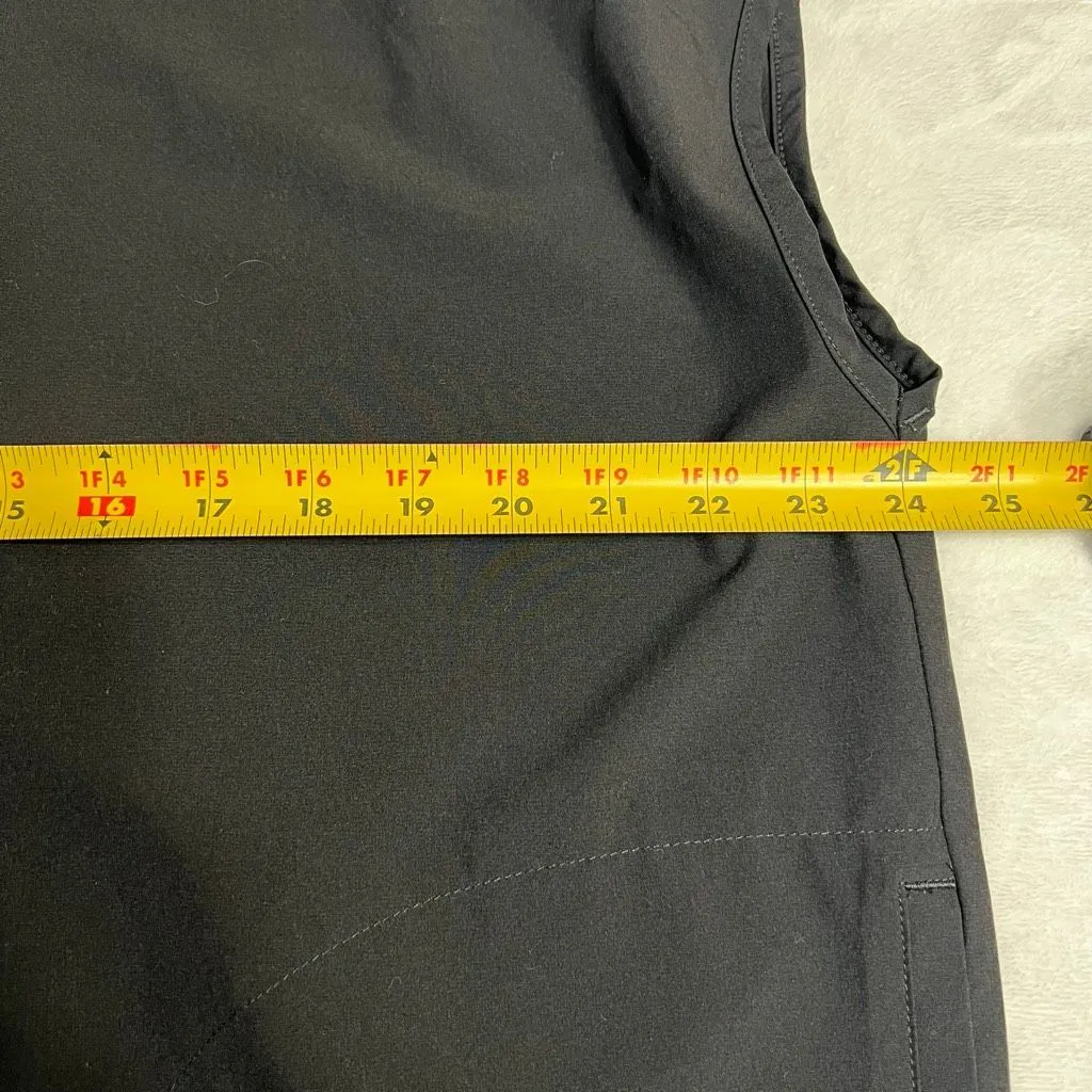 Figs Black Rafaela Oversized Scrub Top Medium with Pockets Women - Image 6