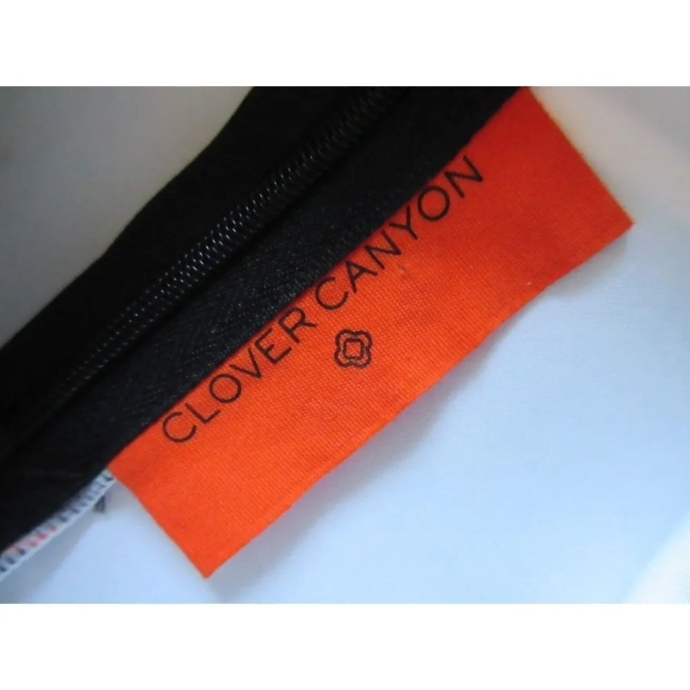 Clover Canyon Floral Collage Long Sleeve Neoprene Stretch Scuba Sheath Dress XS - Image 3