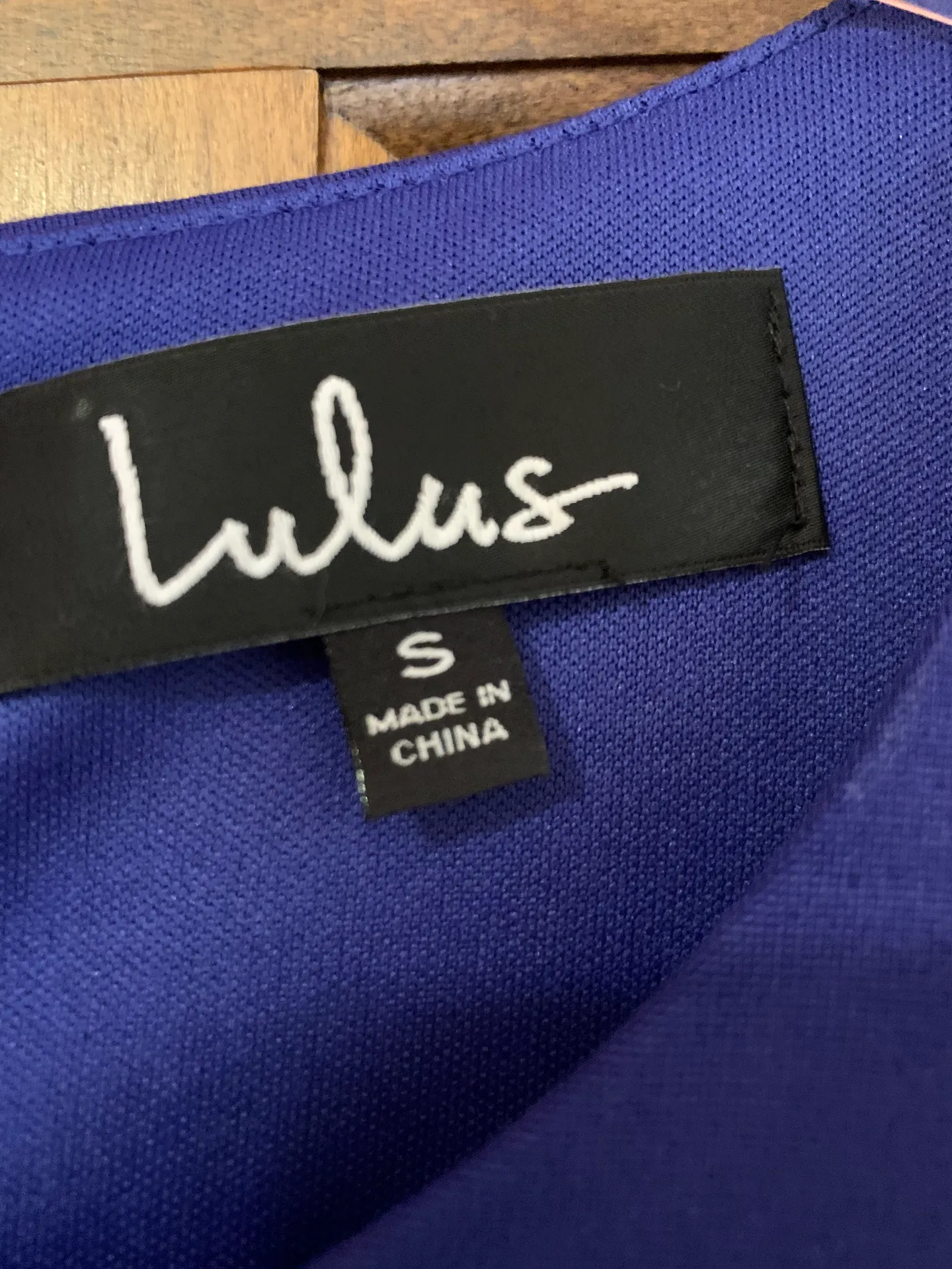 Blue Long sleeve Dress - Image 3