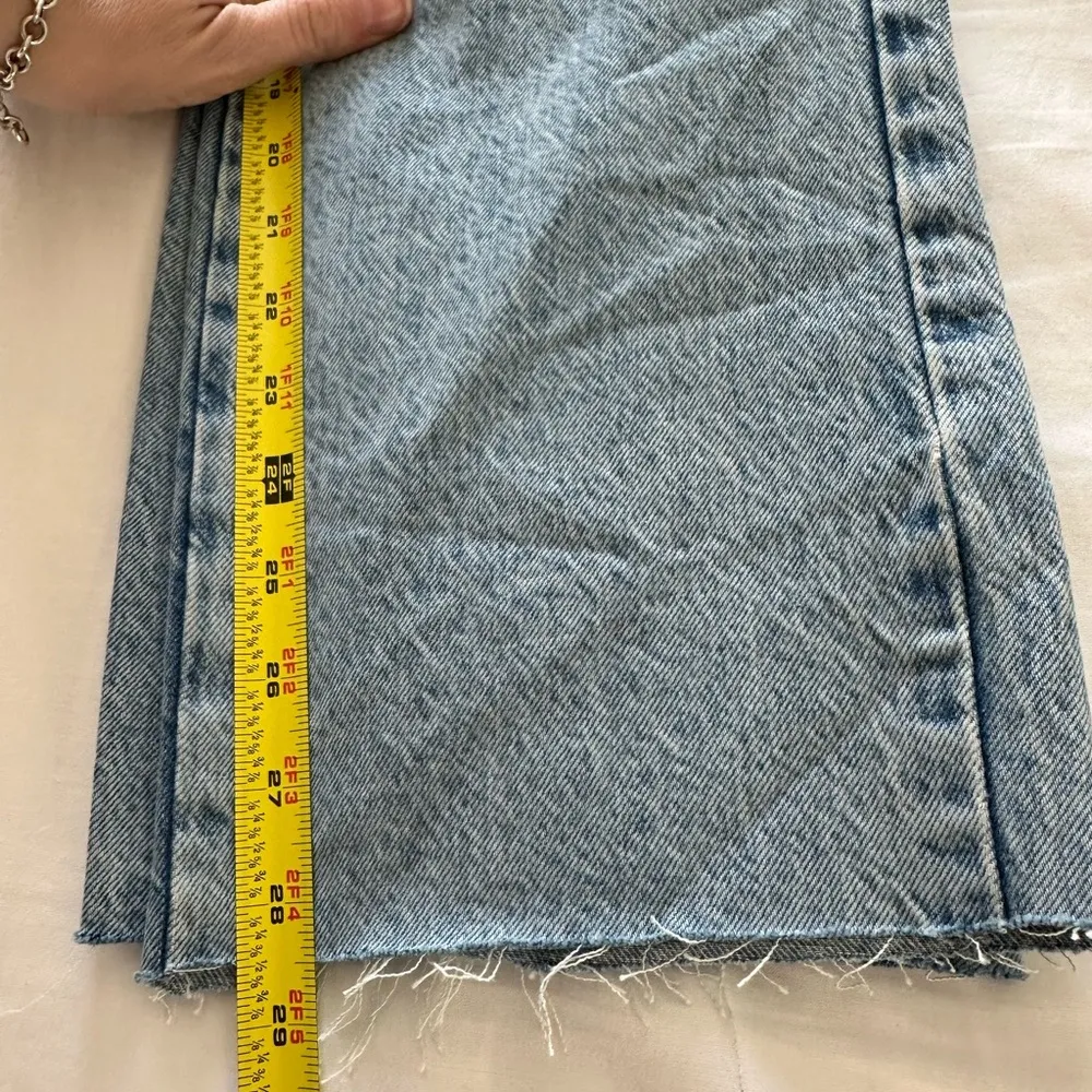 HIGH RISE Z1975 STRAIGHT  LEG ANKLE-GRAZER JEANS size 6 - Image 6