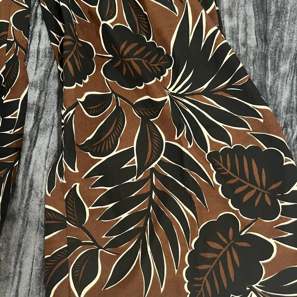 Brown Floral Jumpsuit Size M by Blush - Image 5