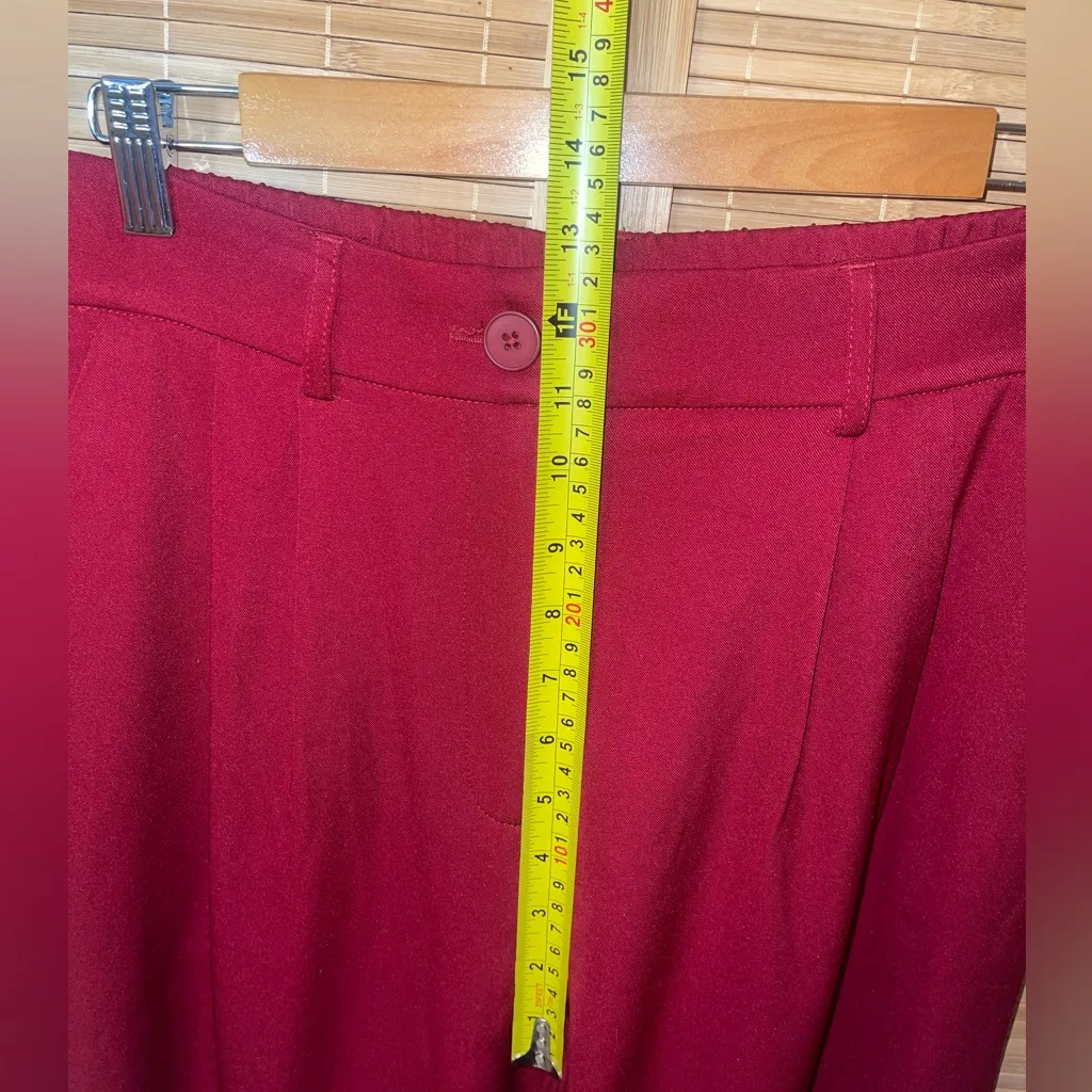 Grecerelle red woman’s trousers pants slacks NWT size 12 - Image 4