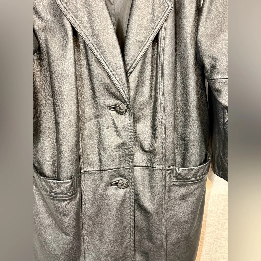 Preston & York Classic Black Leather Jacket - Image 7