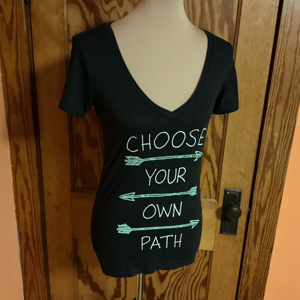Empyre Choose your own Path Graphic V neck Tshirt - Image 6
