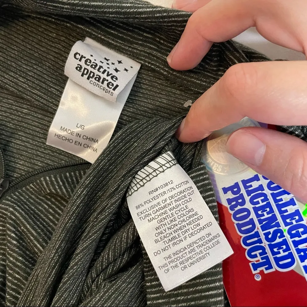 NWT Texas State Bobcats Pullover Sweatshirt Top Long Sleeve Green University New - Image 4