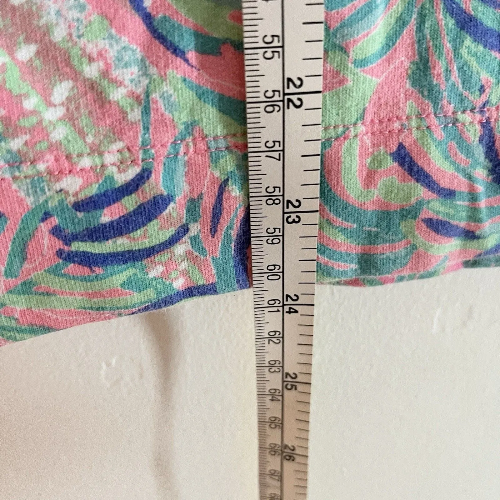 Lilly Pulitzer UPF 50+ Skipper Popover Oasis Shell Size  XS 1/2 Zip Pocket - Image 9