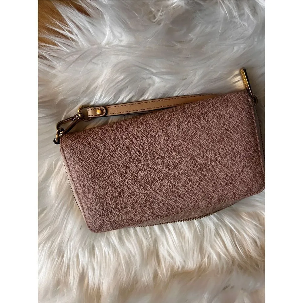 Michael Kors pink wallet size 7x4 wristlet - Image 6