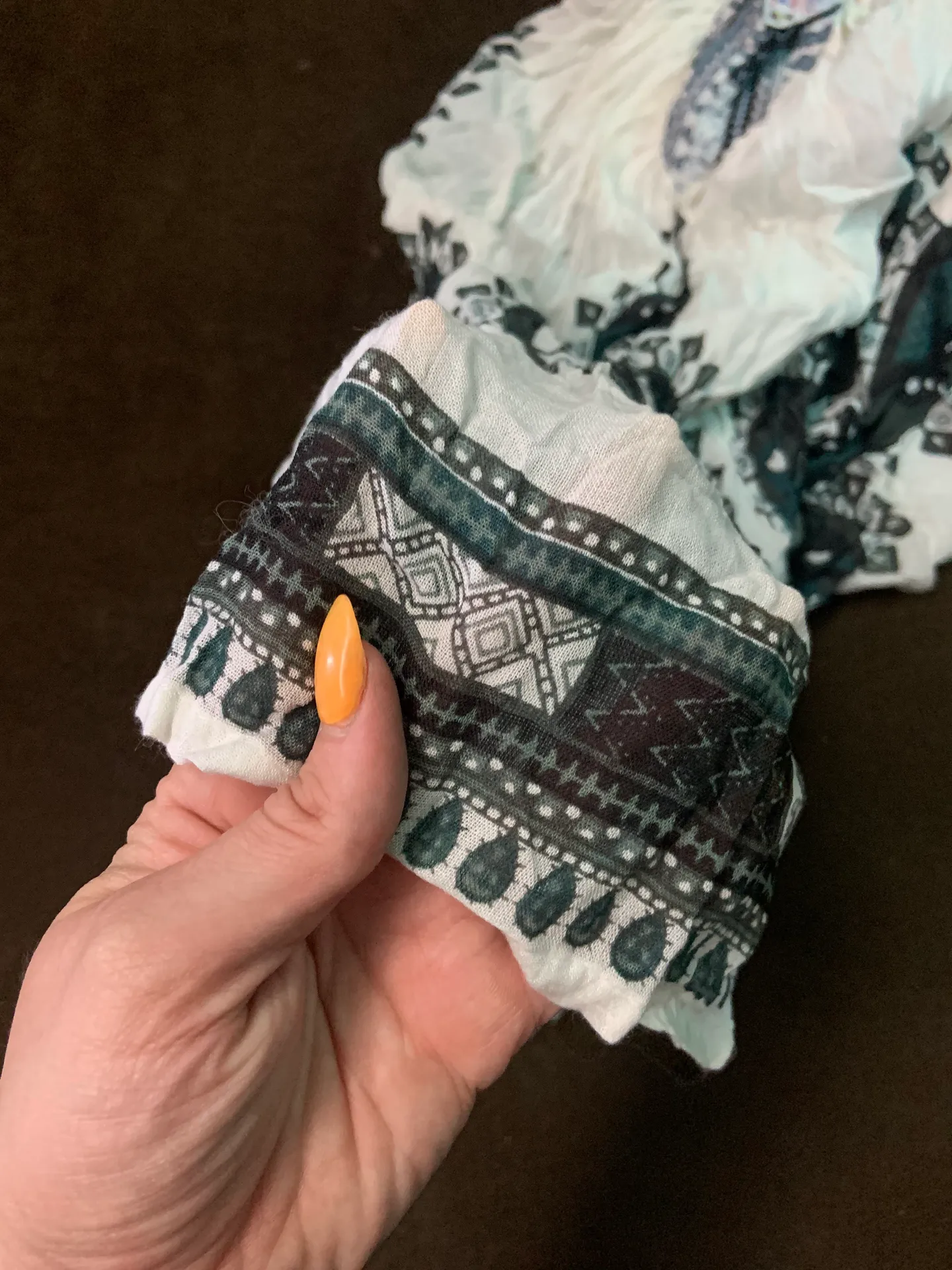 OS Just Cruising White Cotton Floral Summer Dress - Image 4