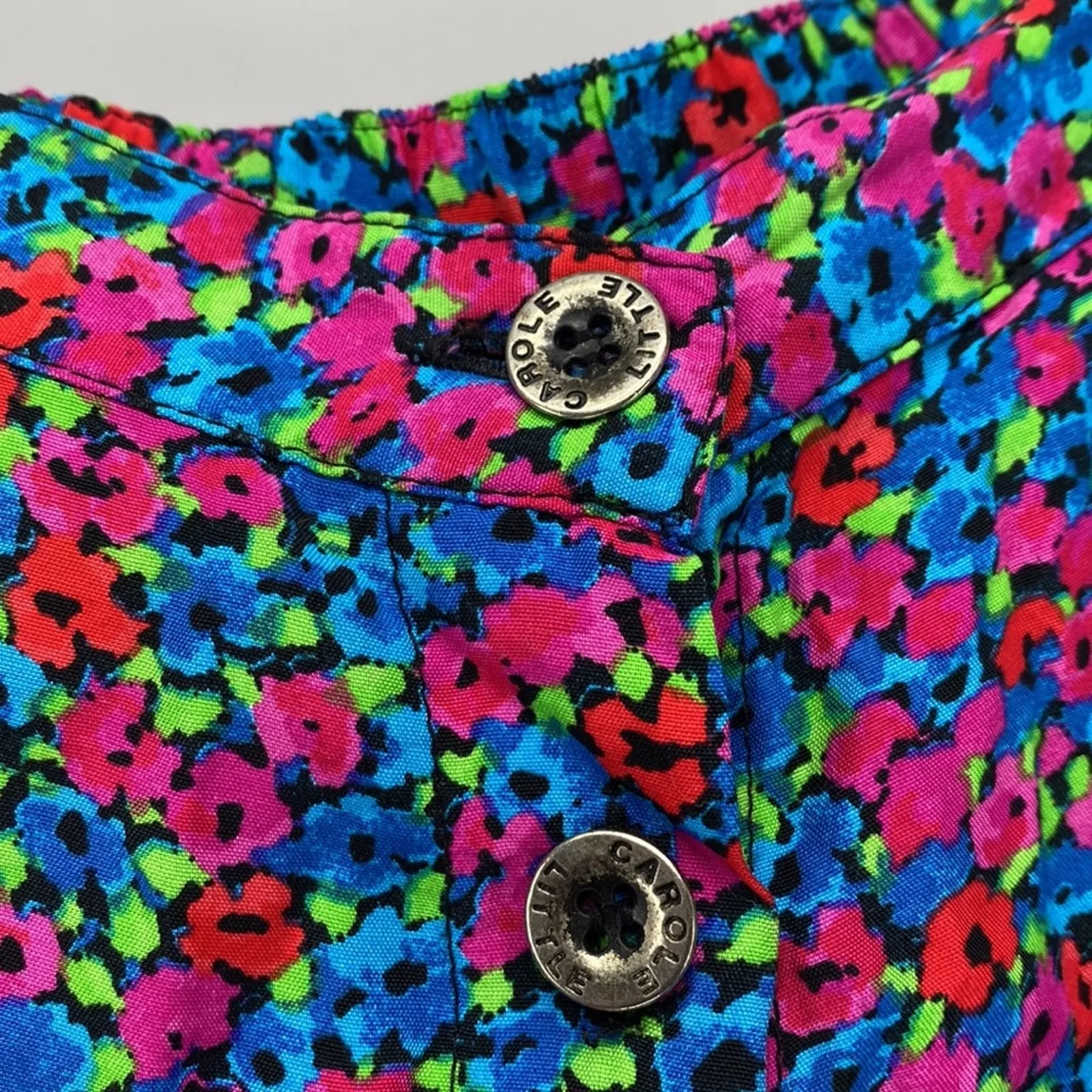 Vintage Carole Little maxi skirt 90s colorful size 10 festival cottagecore - Image 6