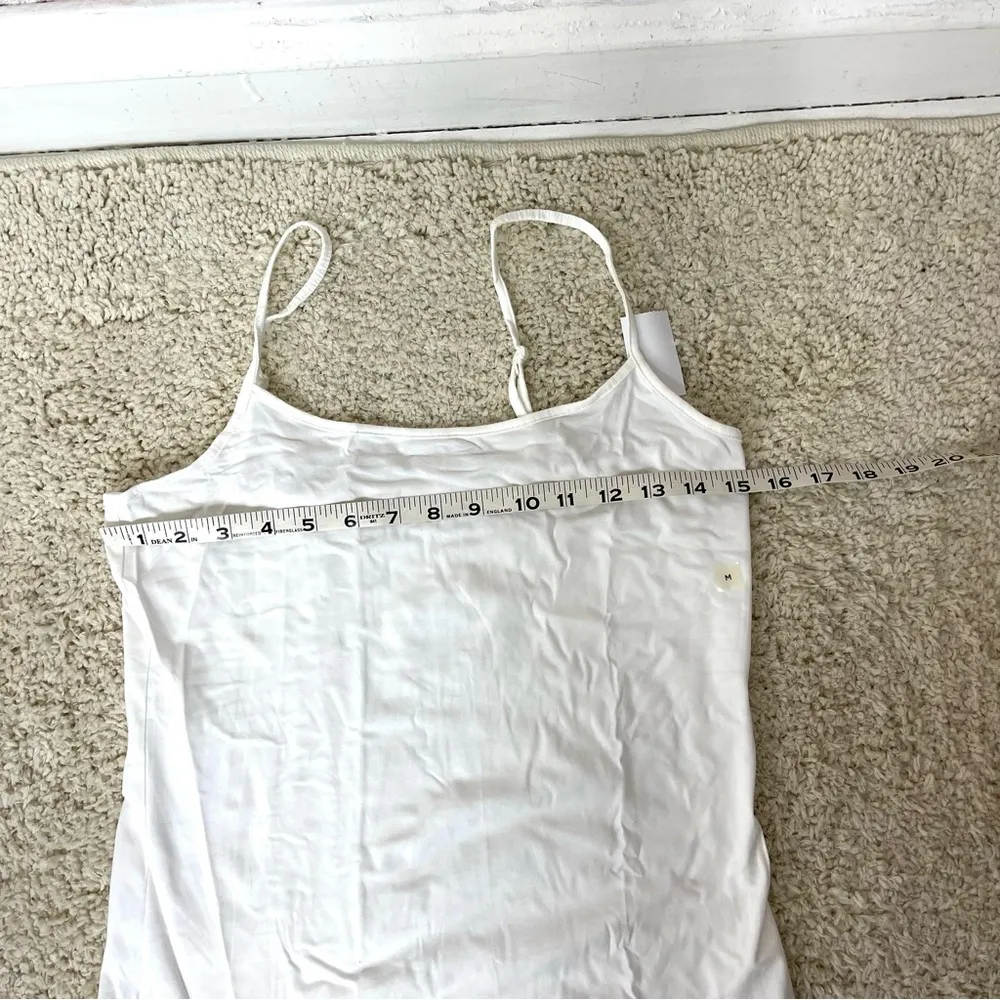 LOFT White Scoop Neck Sleeveless Camisole - Image 2