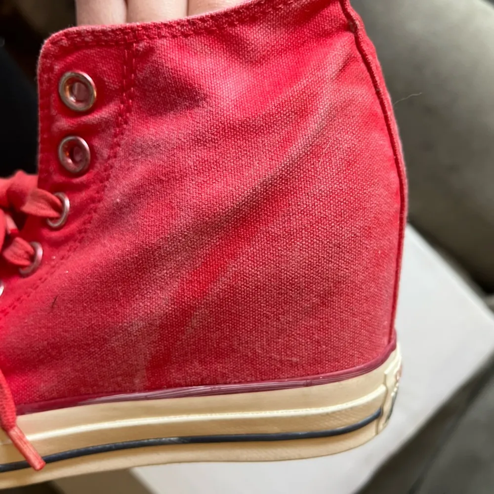 NWT: Converse Women's Red high heel Sneakers - Image 7