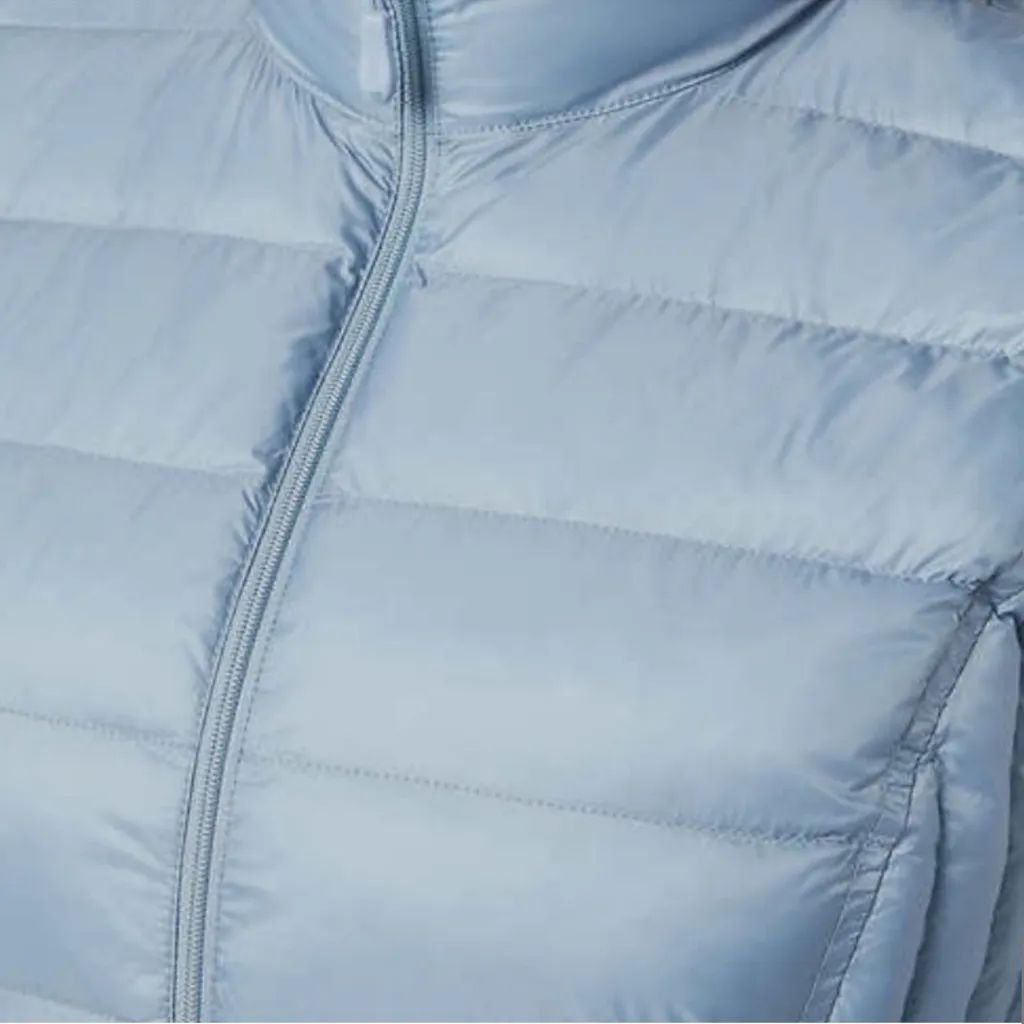 NWT 32 Heat sackable Women's Blue Puffer Vest. Color Citadel. Size medium - Image 4