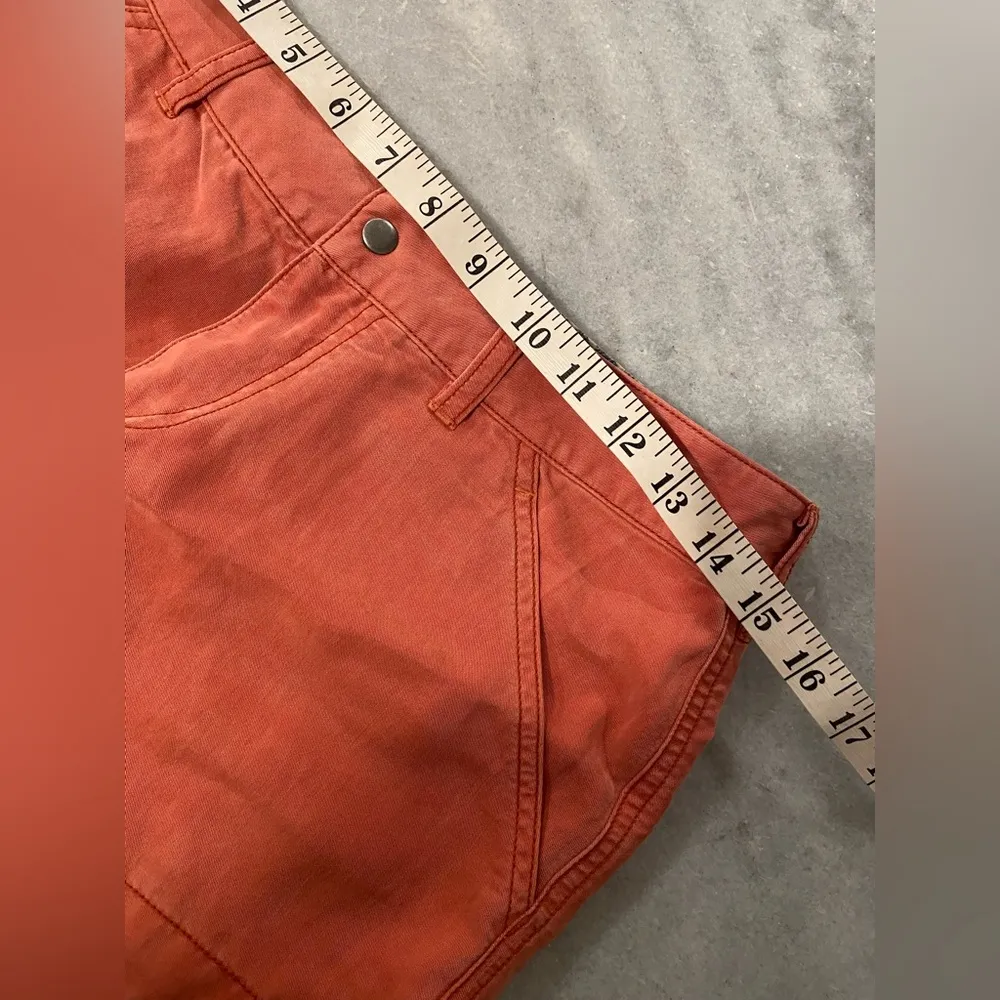 Horny Toad Size 2 Coral Mid Rise Soft Zip Up Snap Outdoor Hiking Shorts - Image 11