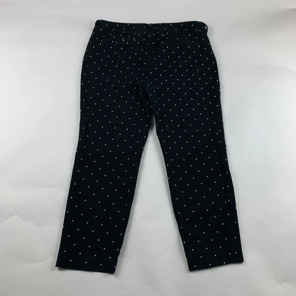 Old Navy Black Polka Dot Skinny Pixie Pant 14R - Image 6