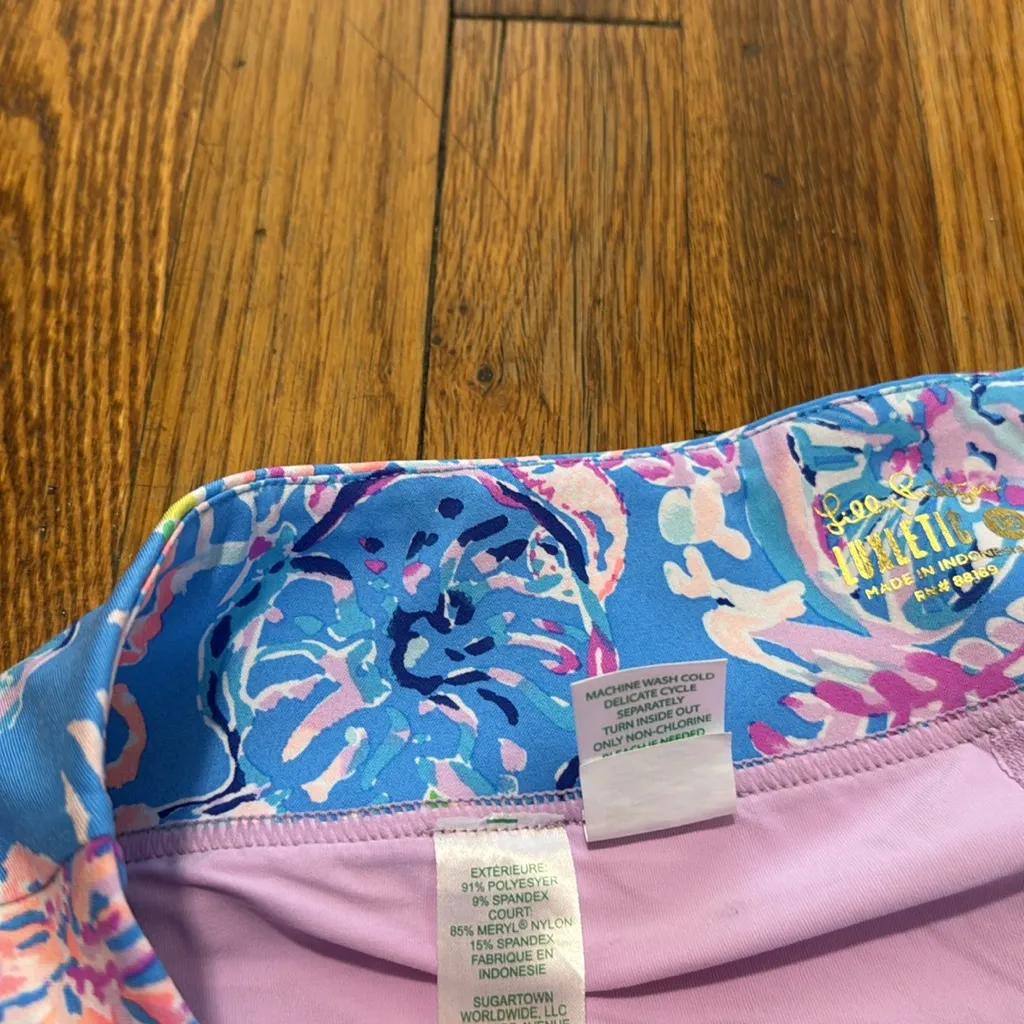 Lilly Pulitzer luxletic golf skirt scallop trim hem active sport skort size 12 - Image 5