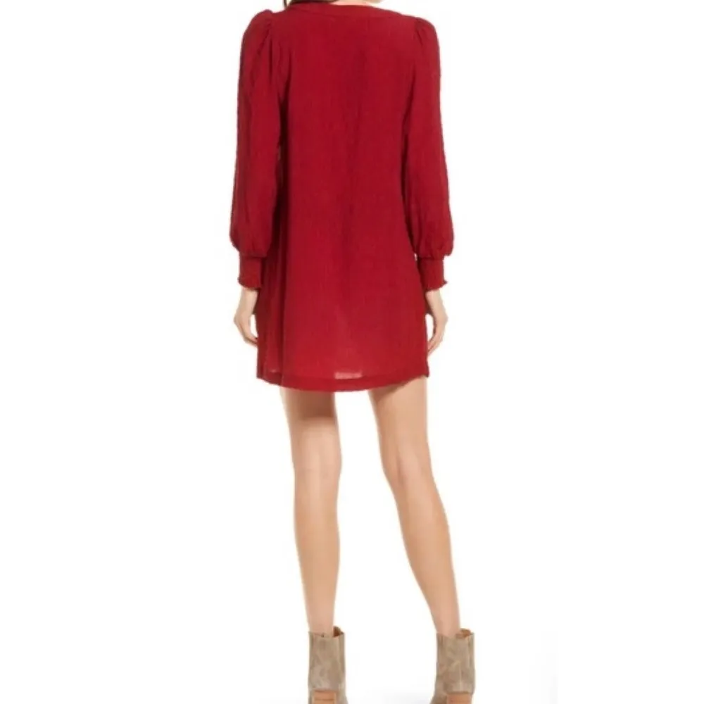 BB Dakota Ruston Textured Long Sleeve Mini Dress - Image 2