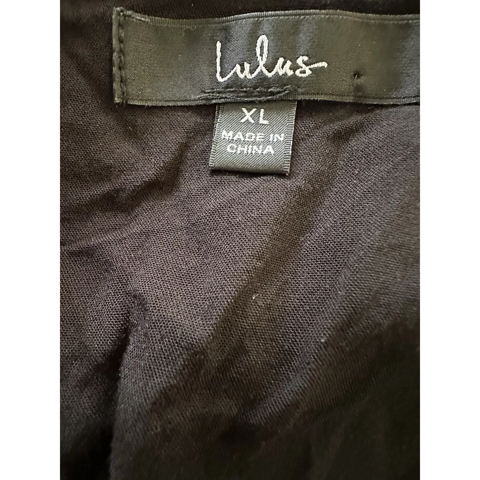 Lulus Favorite of the Day Tiered Maxi Dress Women XL Lined Black Boho Beach - Image 11